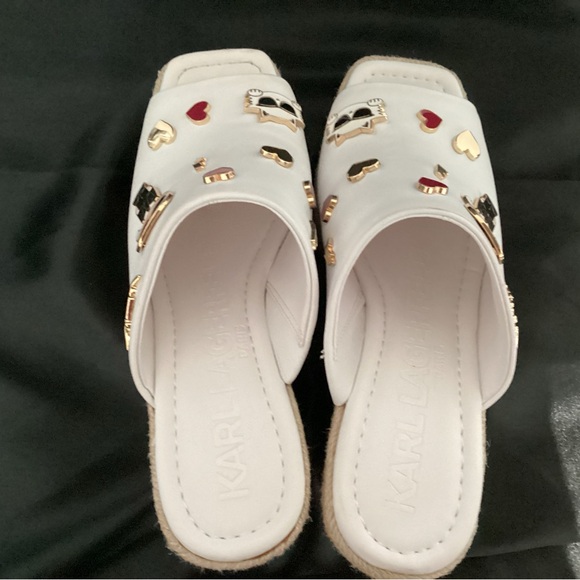 Karl Lagerfeld size 7.5 sandals - Picture 2 of 4